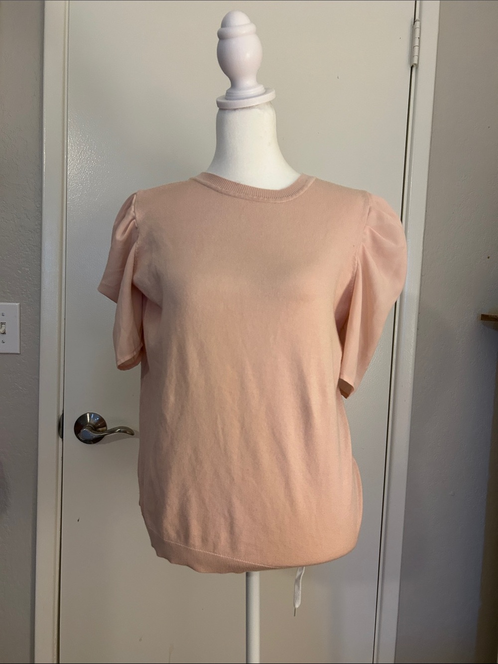 Adrianna Papell soft peach top